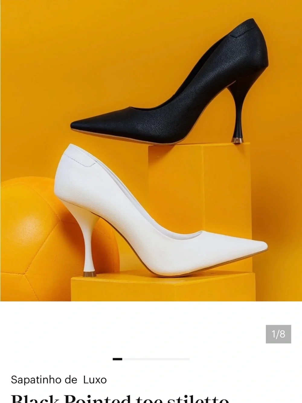 Black Leather Pointed Toe Heels Pumps size 6 classic comfort stylish elegant NIB